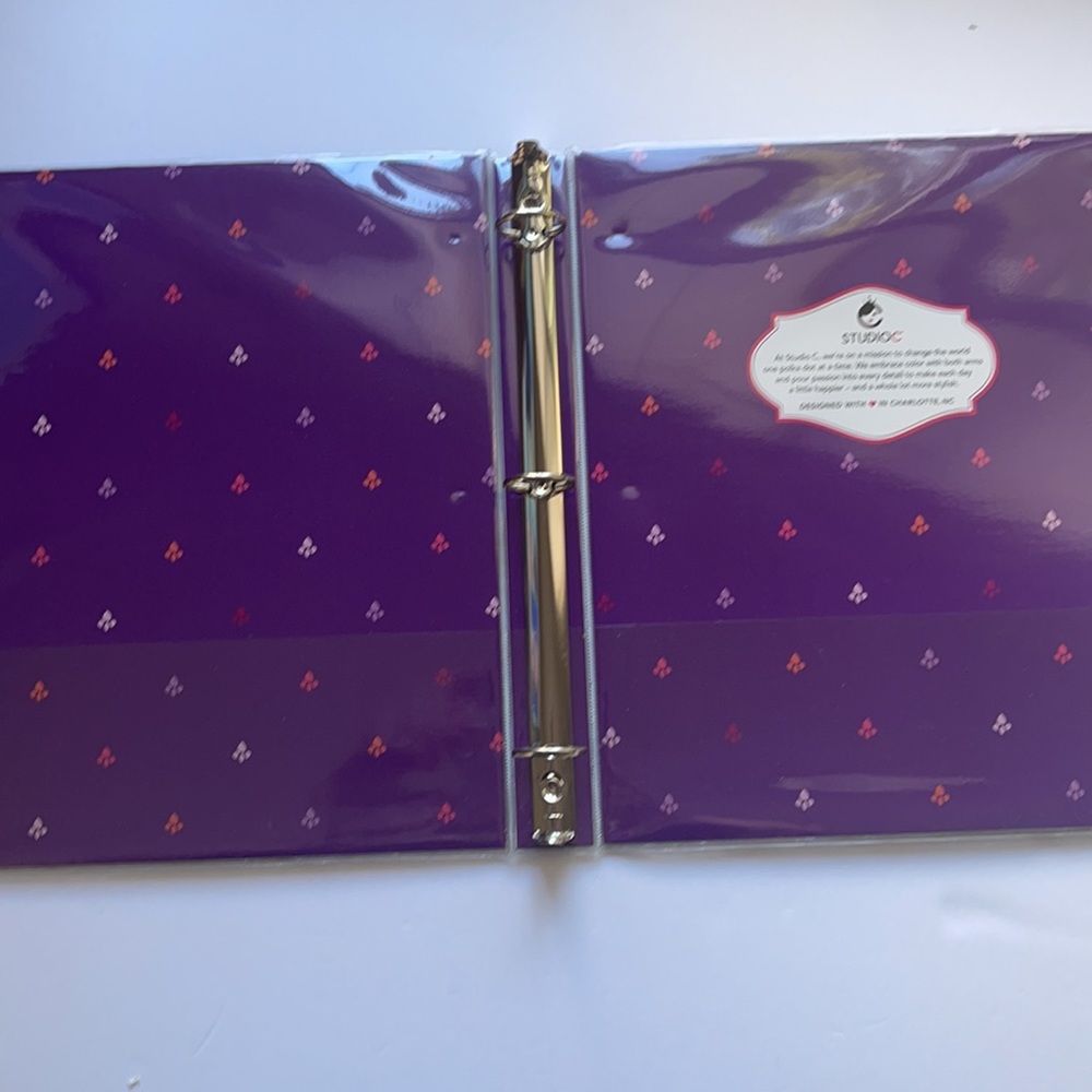Carolina Pad Vinyl 1" Binder 10x11" The Taj Mahal - Picture 4 of 6